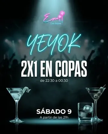 Epic Cala Ratjada event flyer