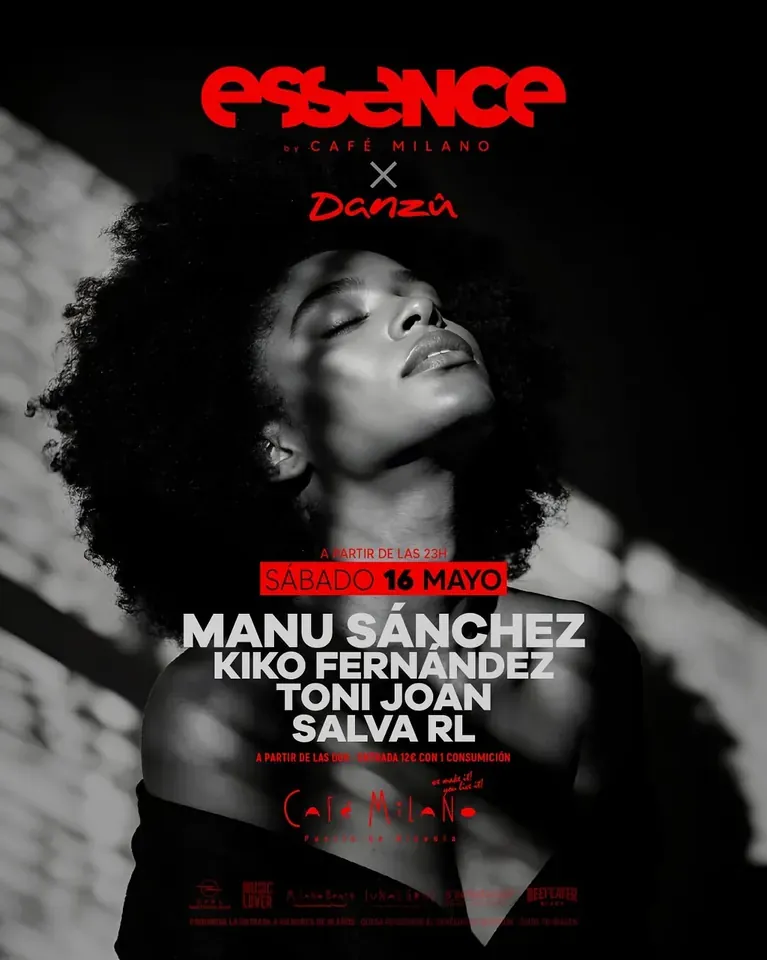 Café Milano event flyer