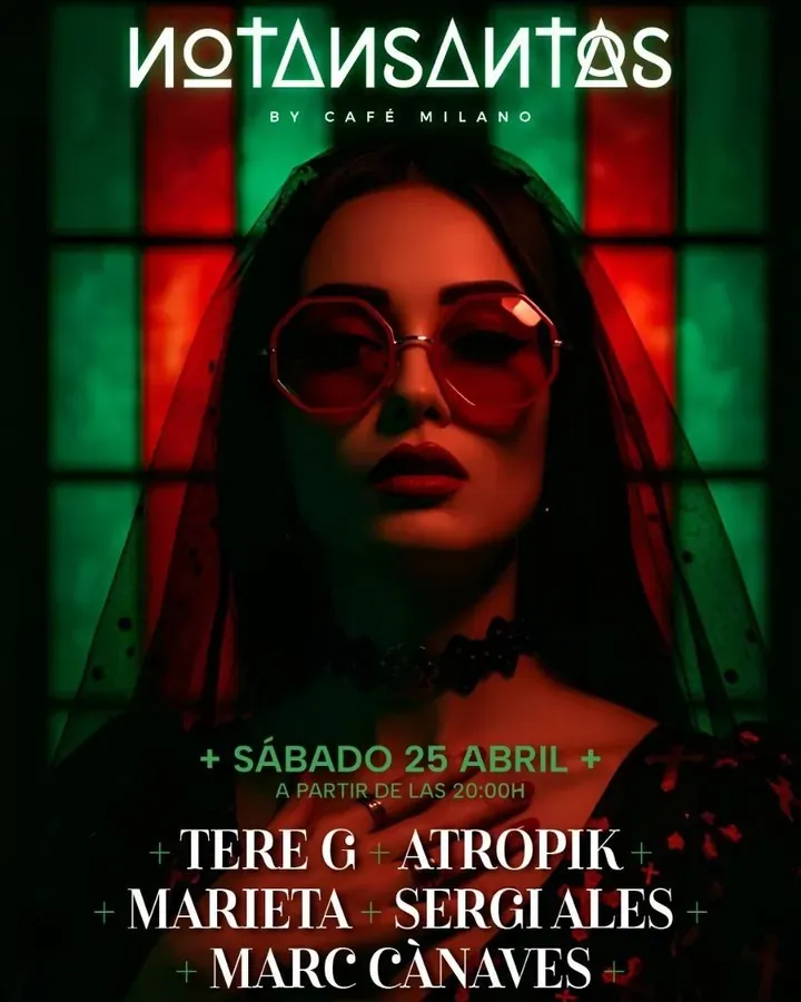Café Milano event flyer