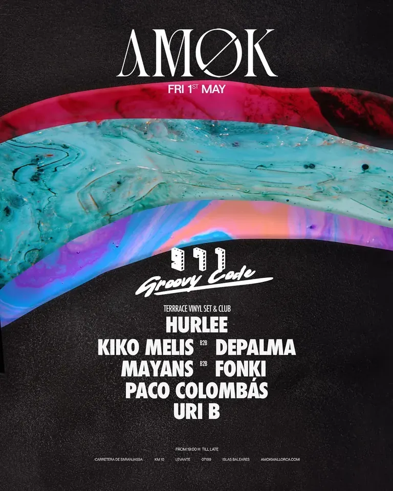 Amok event flyer