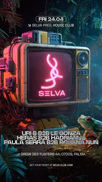 Selva Club event flyer