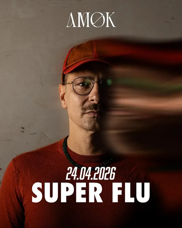 Amok event flyer