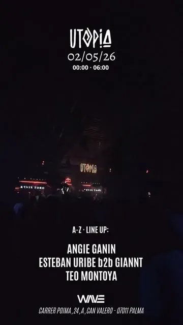 Utopia event flyer