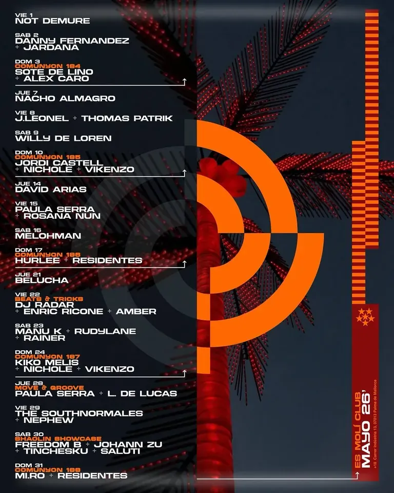 Esmoli Club event flyer