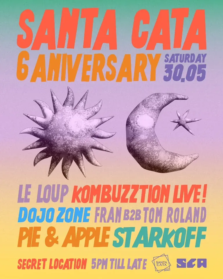 Santa Cata Records event flyer