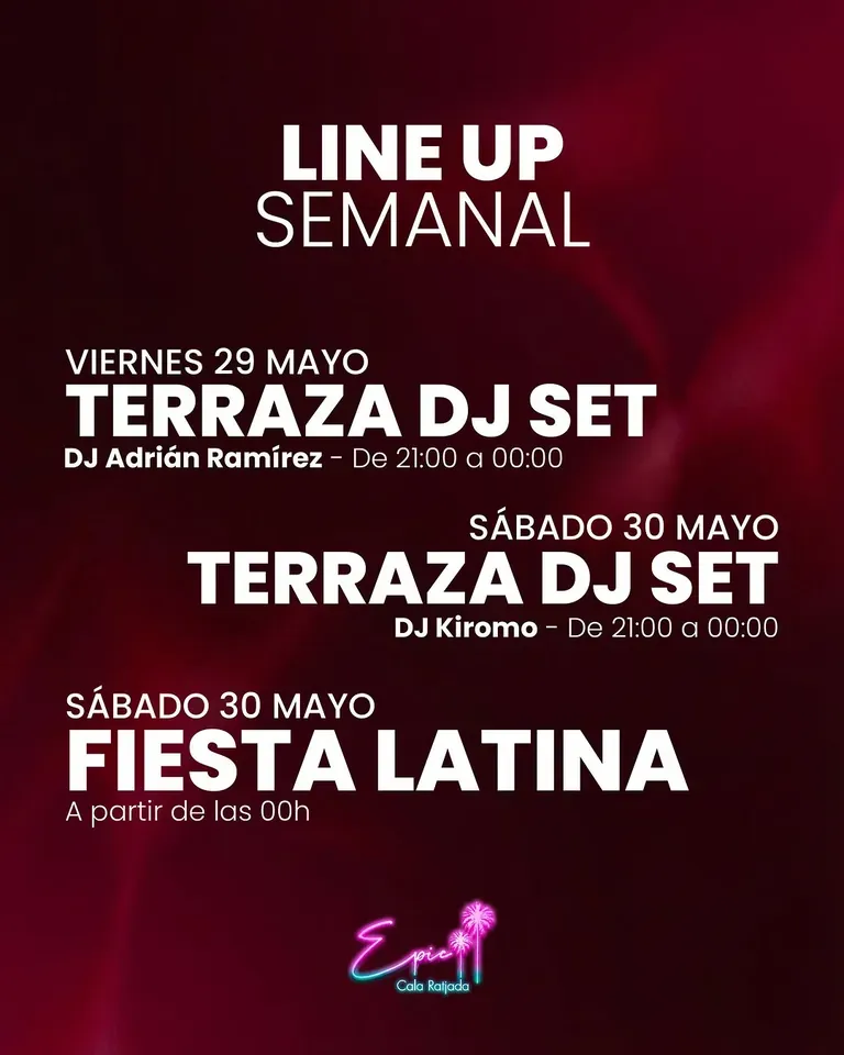 Epic Cala Ratjada event flyer