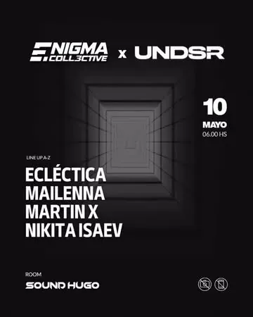 En?gma event flyer