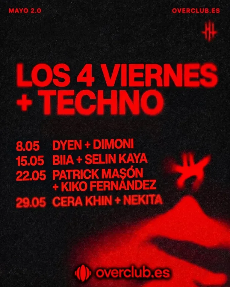 Overclub event flyer