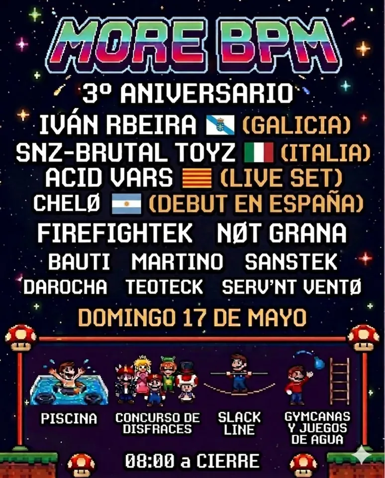 MORE BPM event flyer