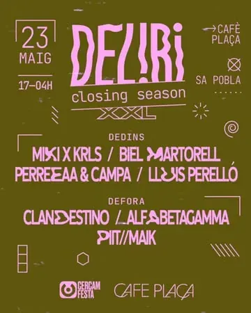 Deliri Fest event flyer