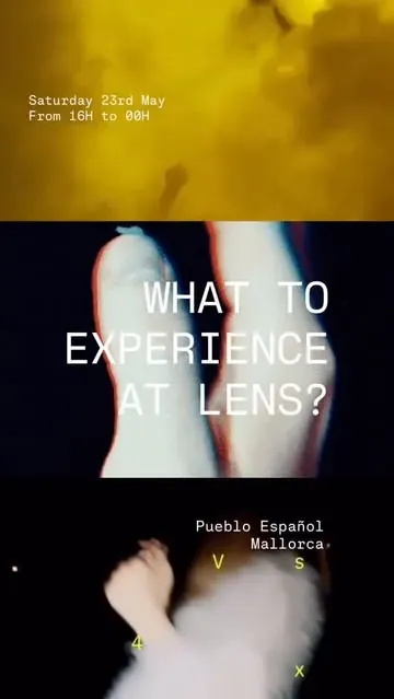 LENS event flyer