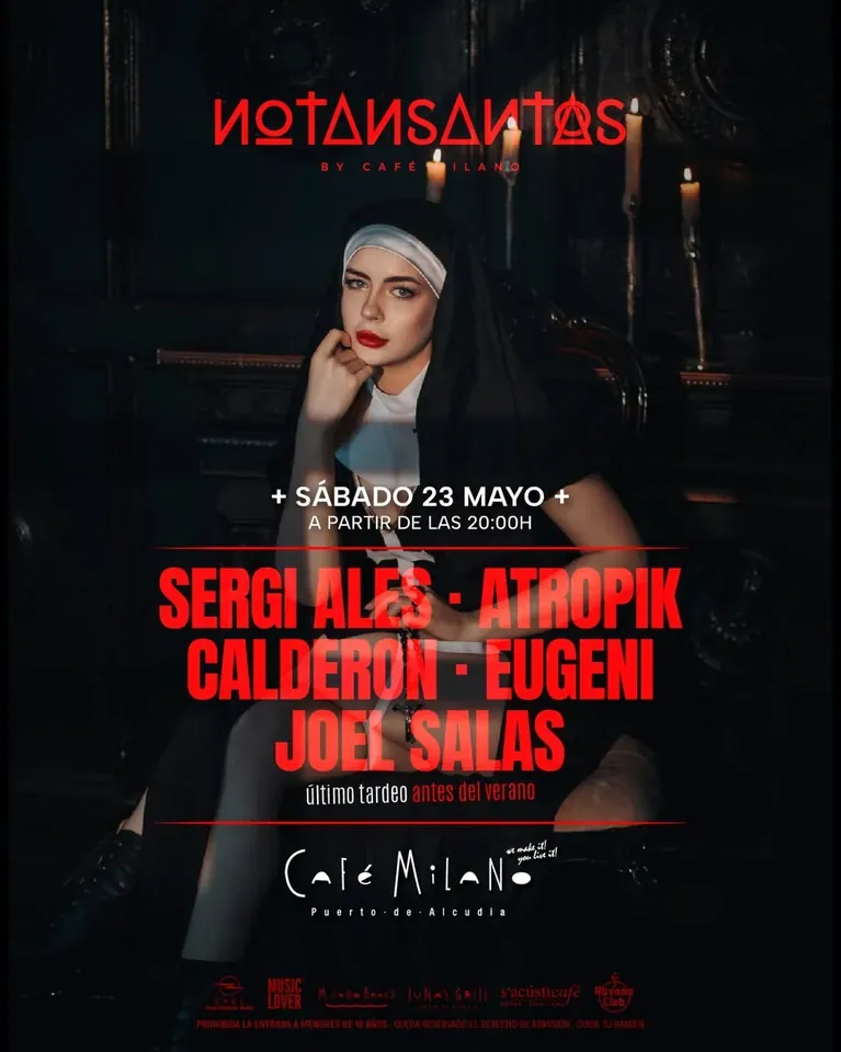 Café Milano event flyer