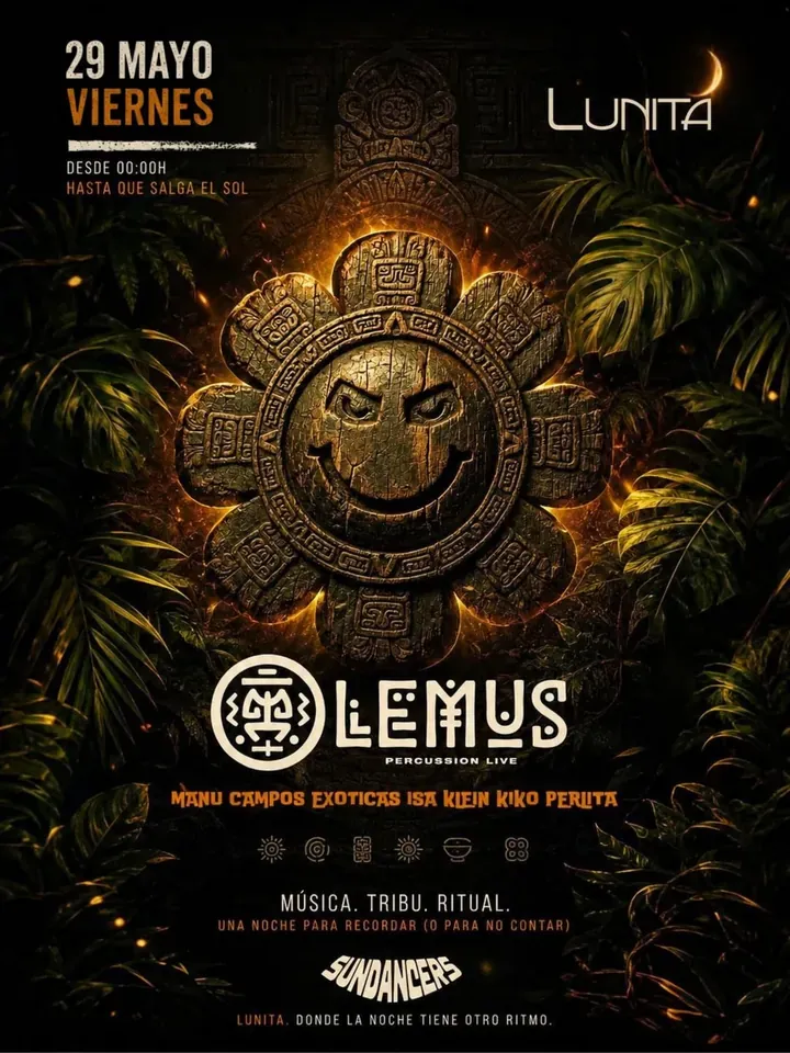 Lunita event flyer