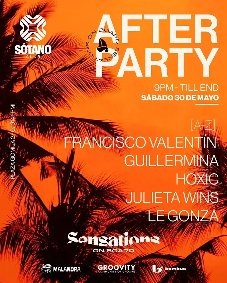 Sótano club event flyer