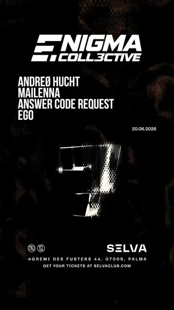 En?gma event flyer
