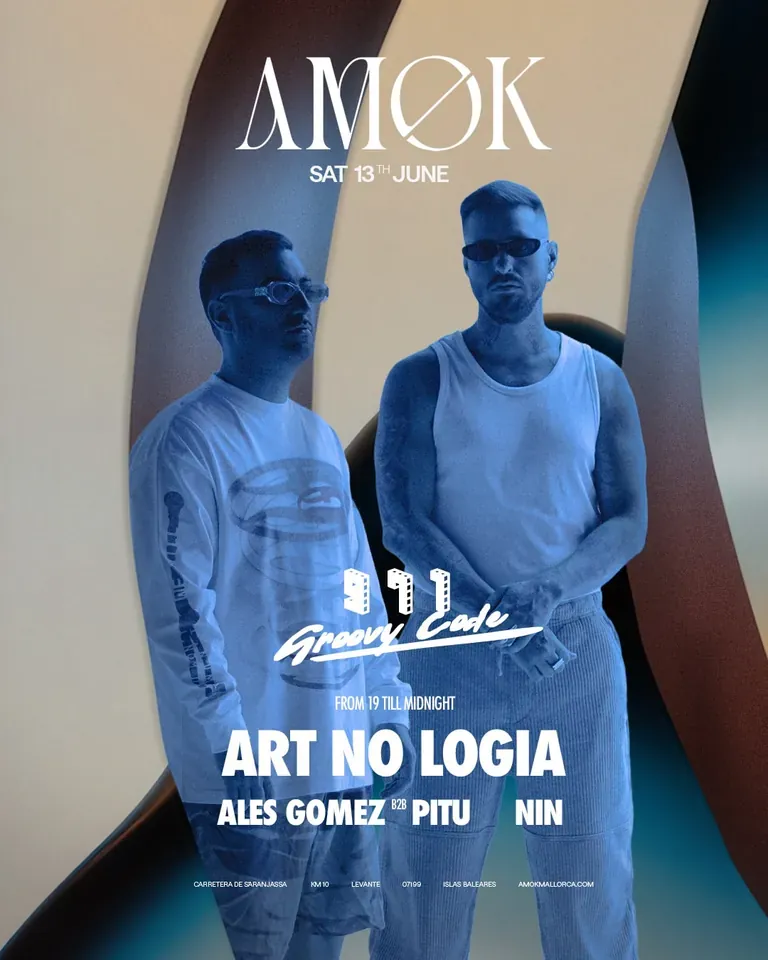 Amok event flyer