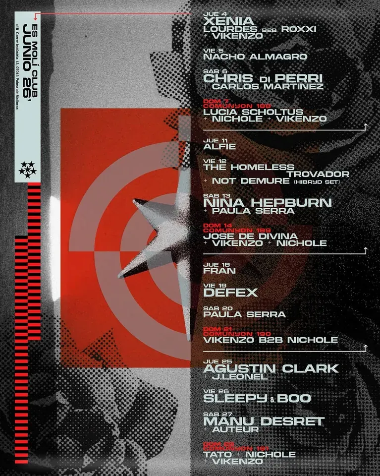 Esmoli Club event flyer