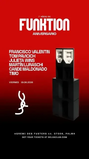 Selva Club event flyer
