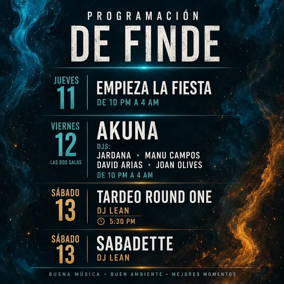 Thalassa Marítimo event flyer