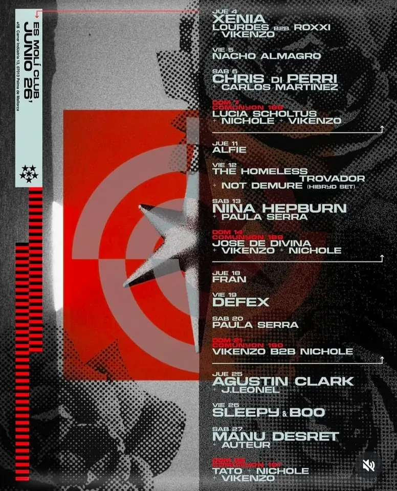 Comunyon event flyer