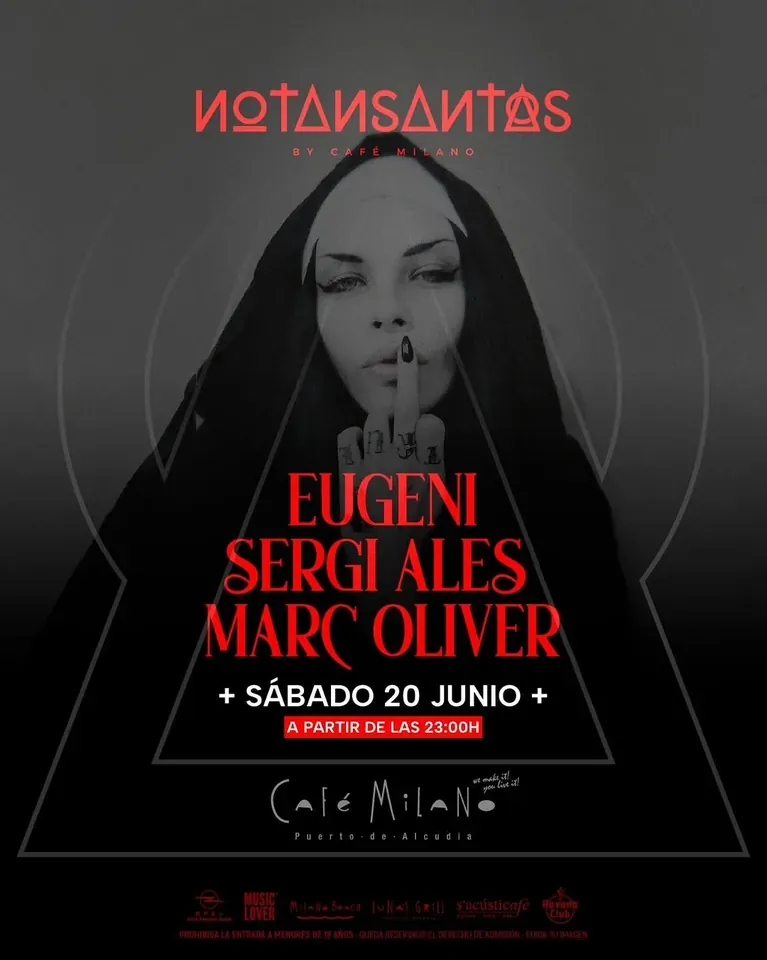 Notasantos event flyer