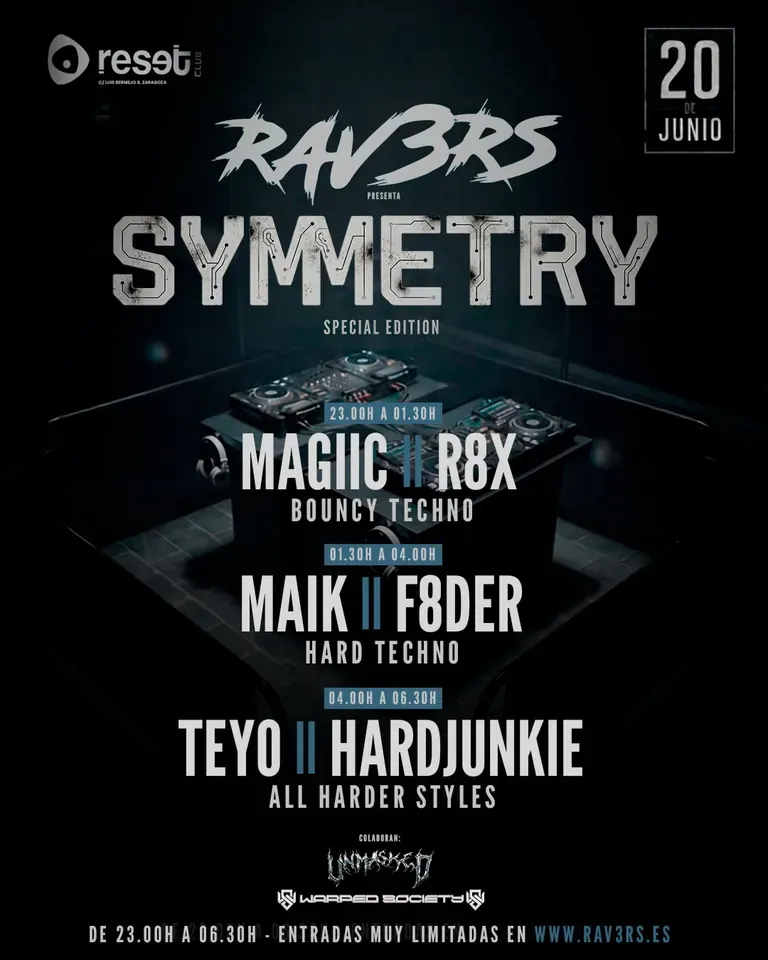 Warped Society event flyer