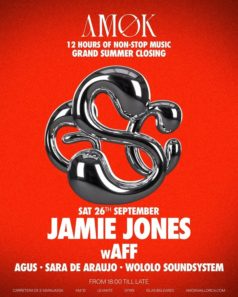Amok event flyer