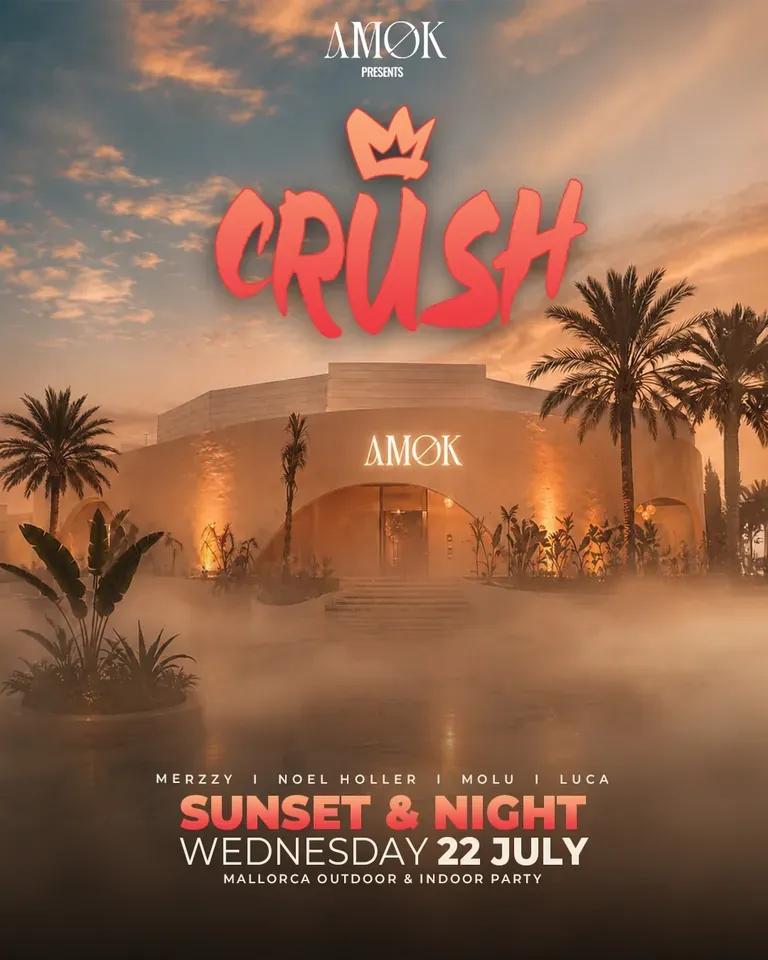 Amok event flyer