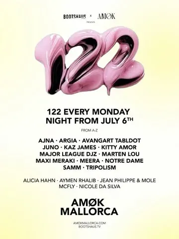 Amok event flyer