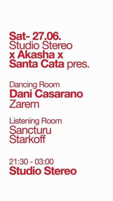 Santa Cata Records event flyer