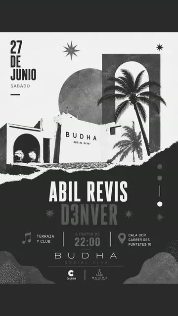 Budha Social Club event flyer