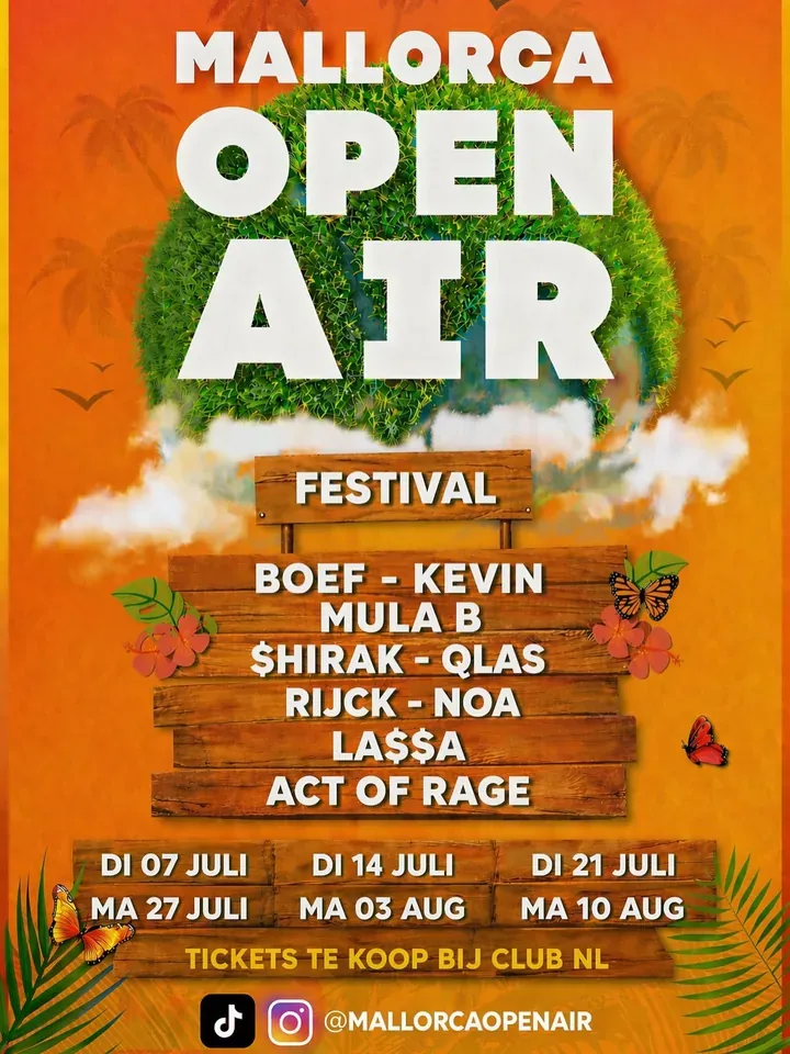 Club NL event flyer