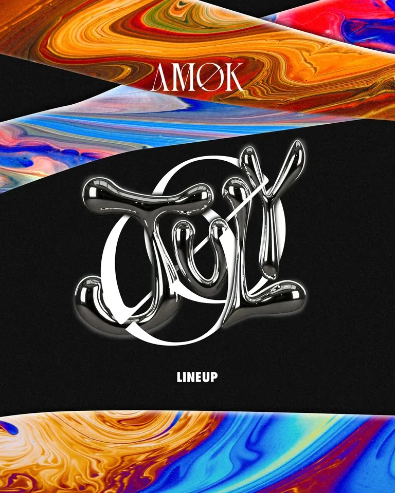 Amok event flyer
