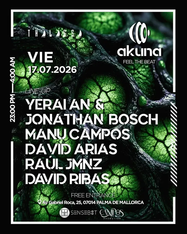 Thalassa Marítimo event flyer