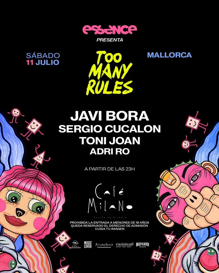 Café Milano event flyer
