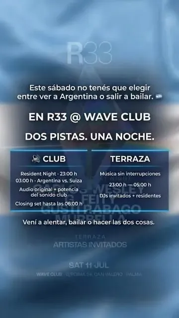 R33 event flyer