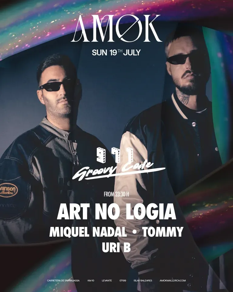Amok event flyer