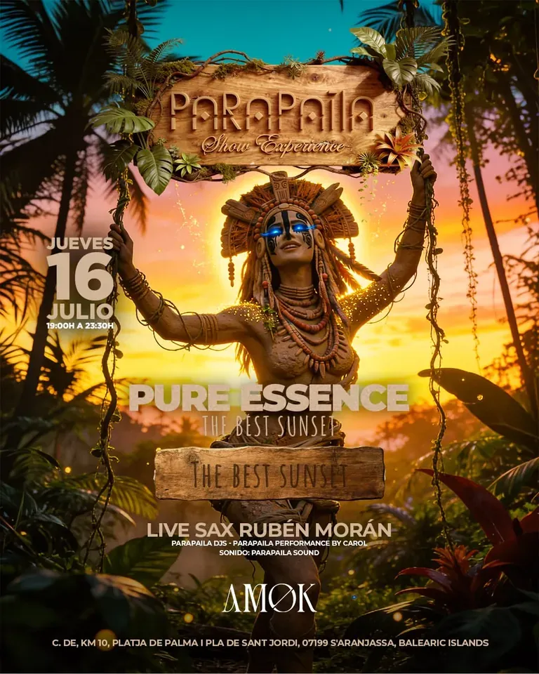 Amok event flyer