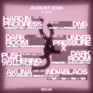 Selva Club event flyer