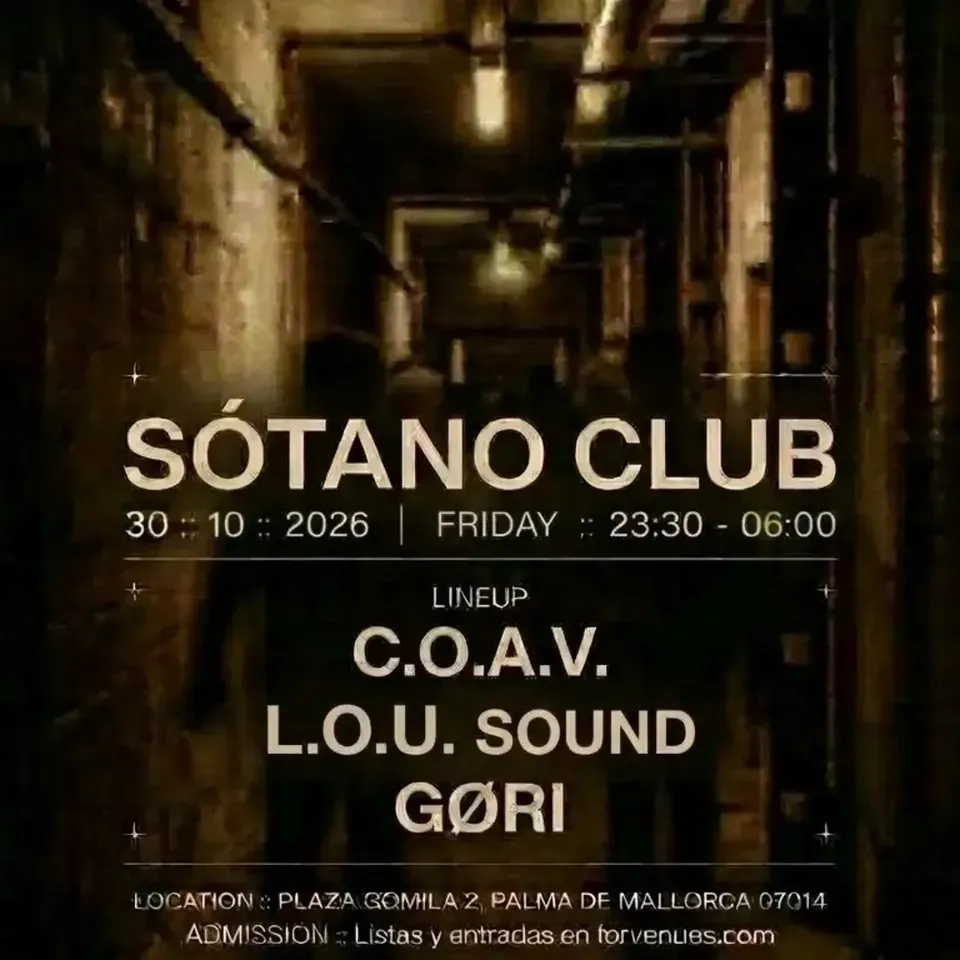 Sótano club event flyer