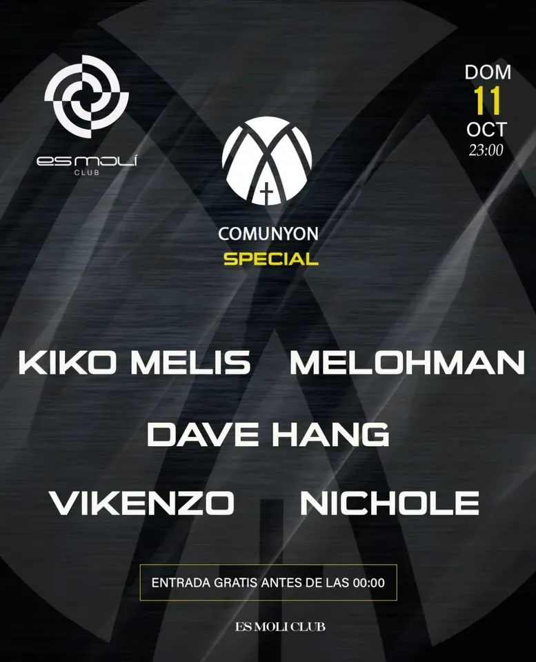 Labclub Comunyon event flyer