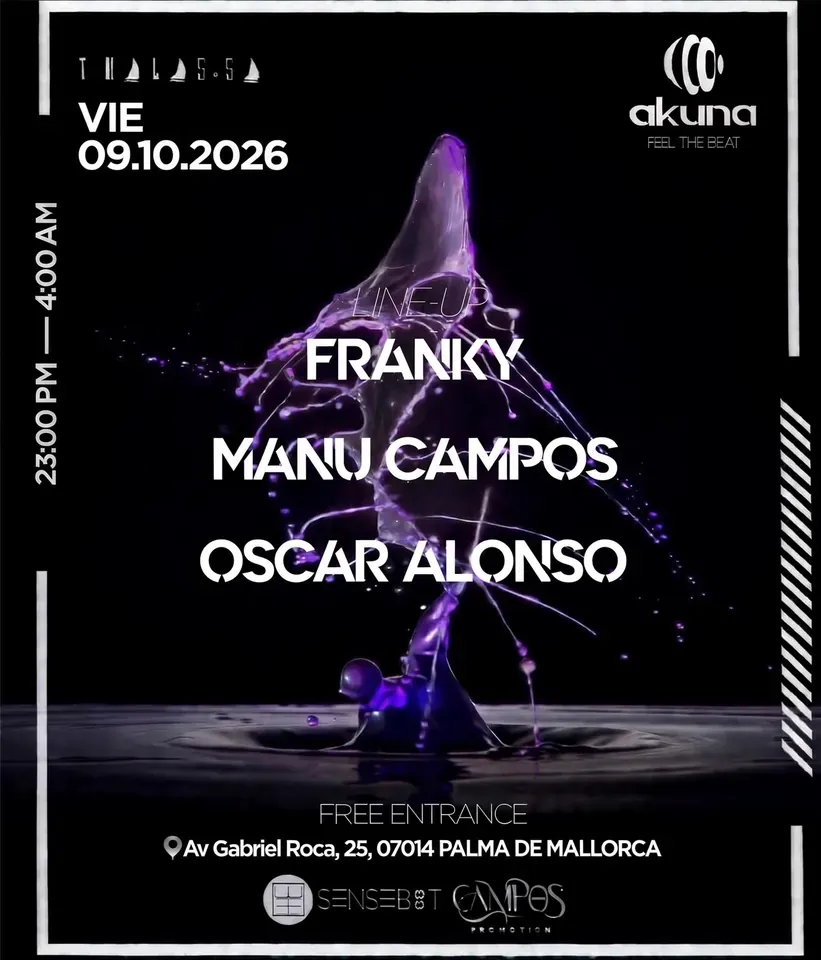 Thalassa Marítimo event flyer