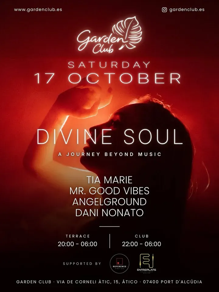 The Garden Club event flyer