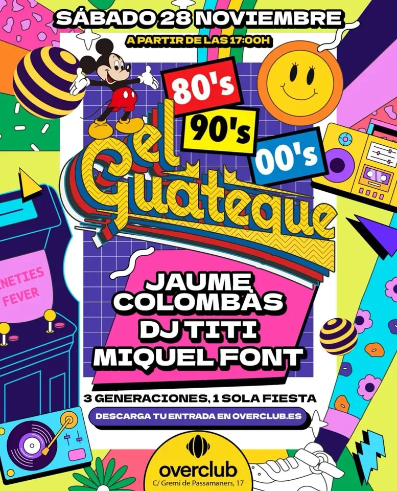 Overclub event flyer