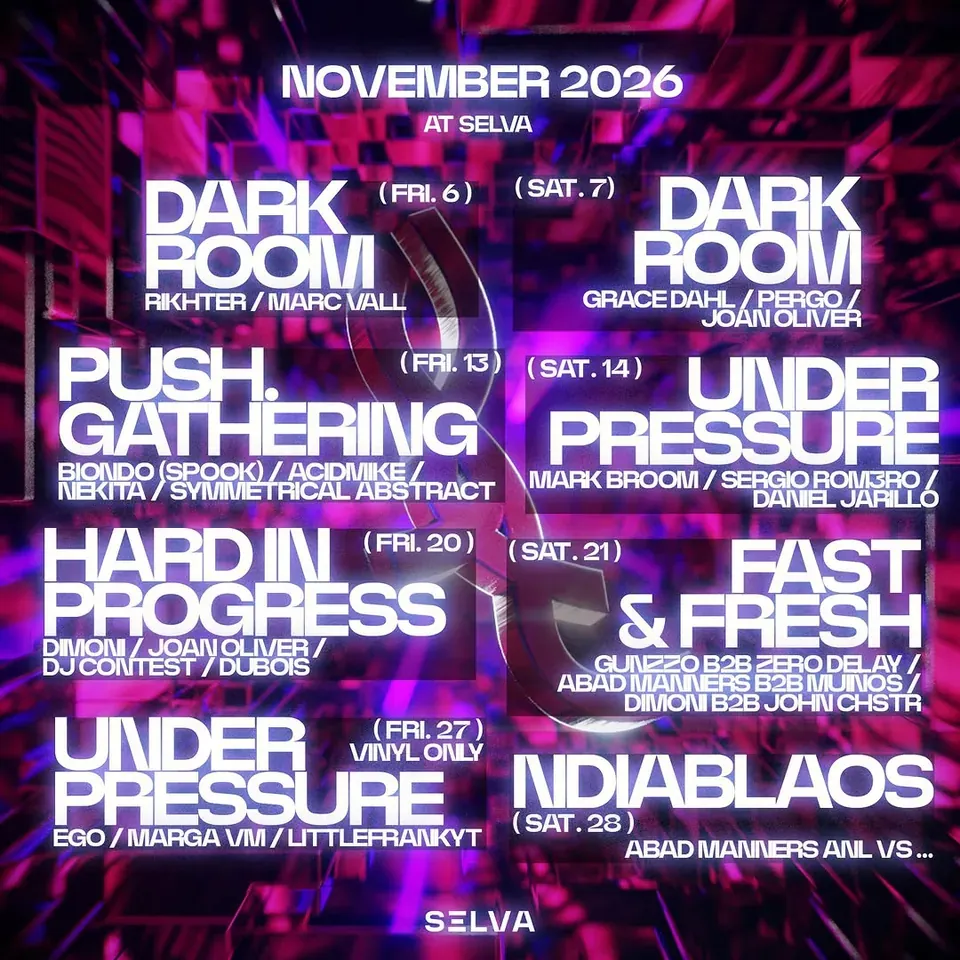 Selva Club event flyer