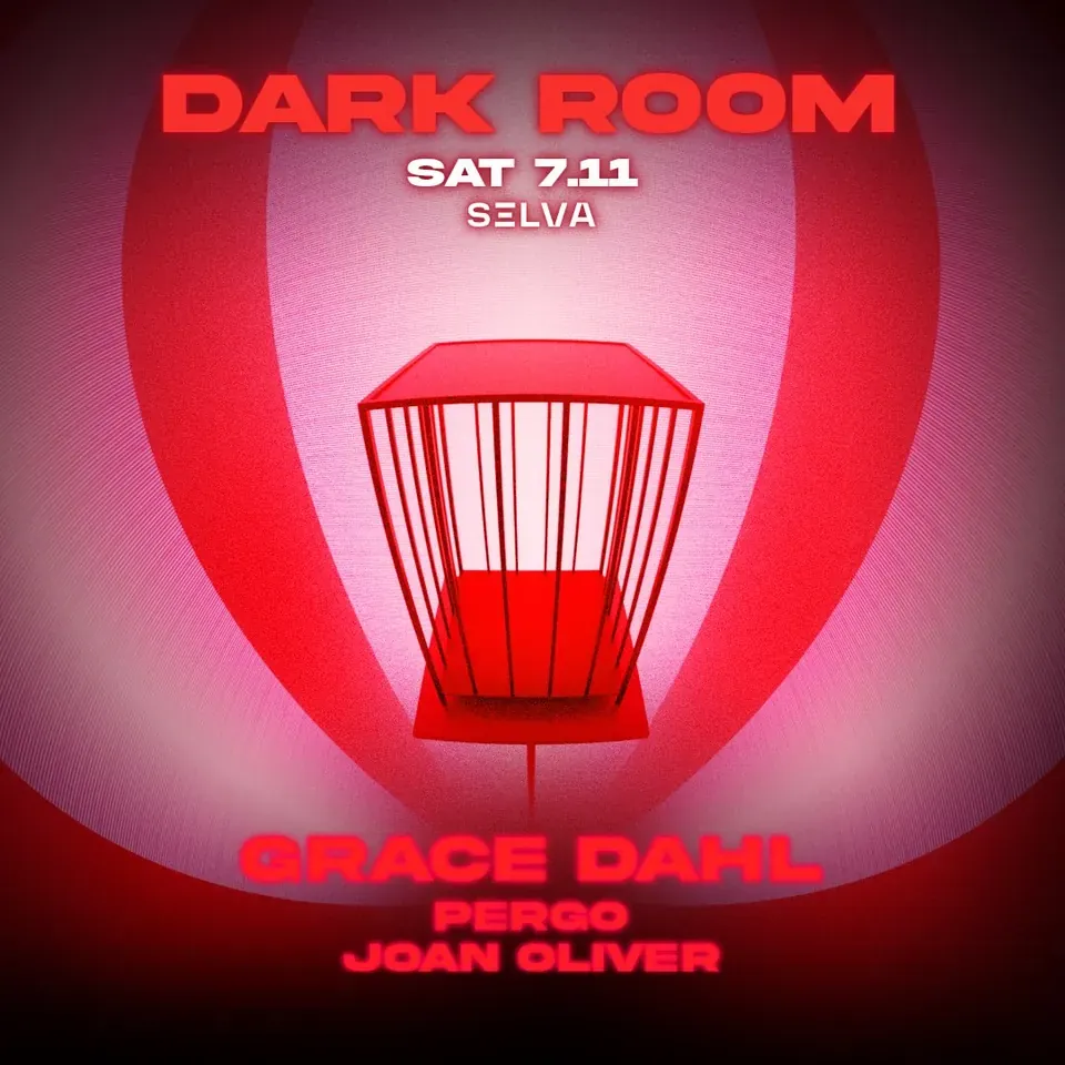 Darkroom event flyer
